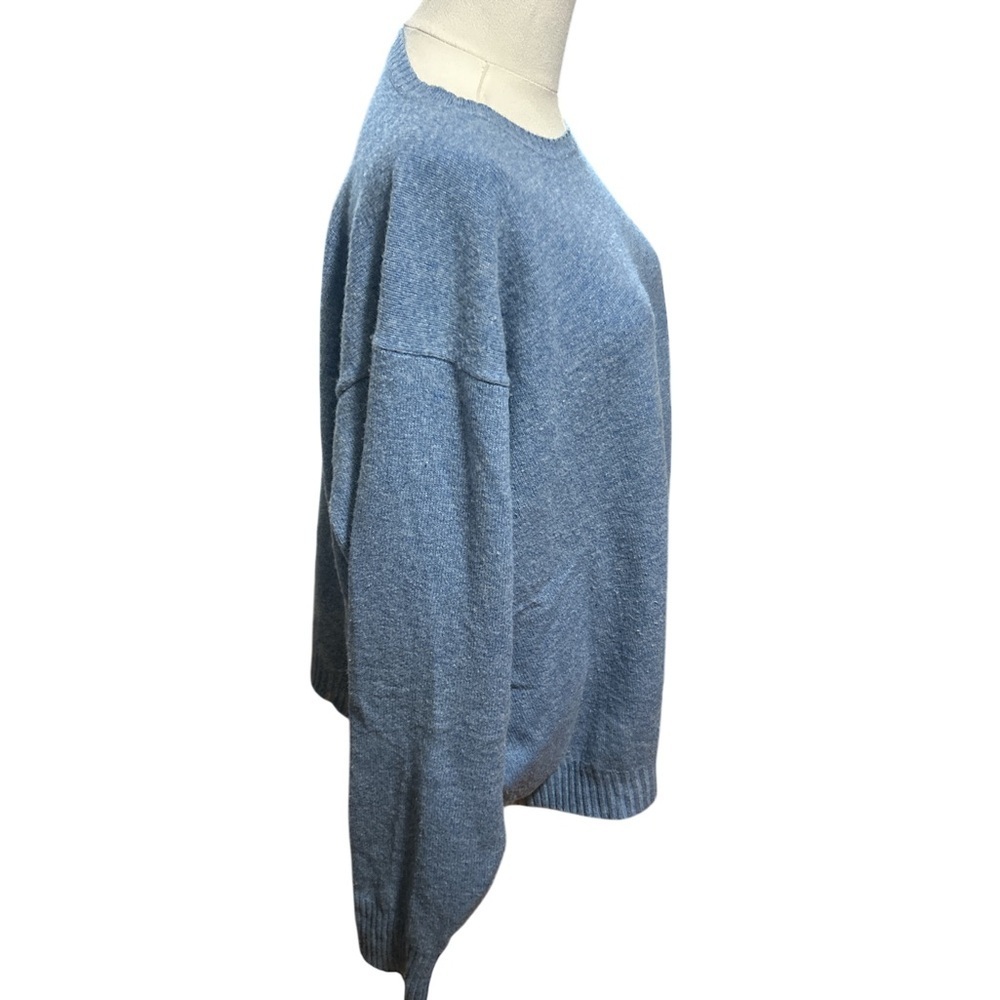 Polo Ralph Lauren Lambswool Sweater XXL Blue Crewneck Classic Pony Logo Men - Picture 4 of 8